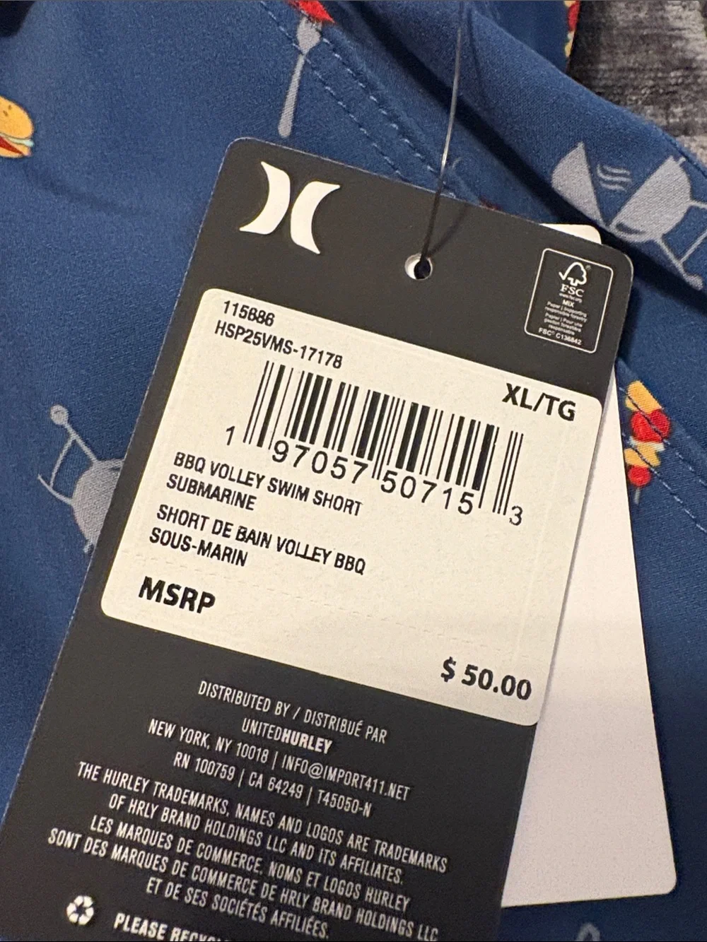 Brand new men’s bathing suit